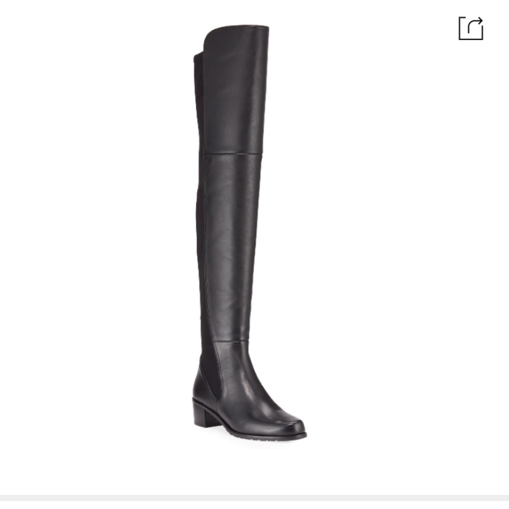 Stuart Weitzman Lynelle Over the Knee Leather Boot